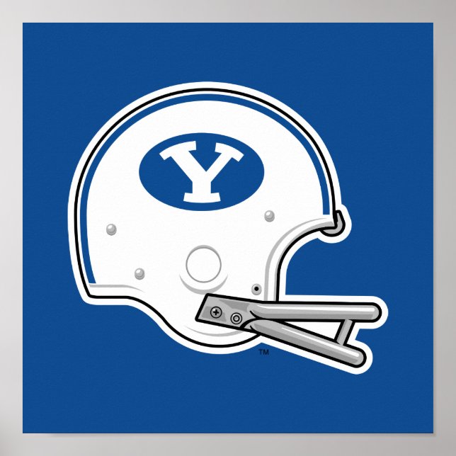 BYU | Football Helmet Poster (Front)