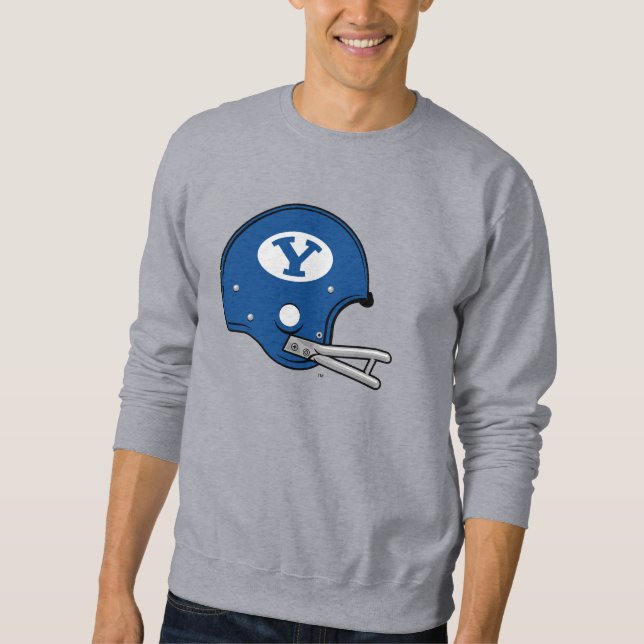 BYU Football Helmet Sweatshirt (Front)