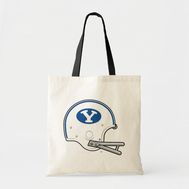 BYU | Football Helmet Tote Bag (Front)
