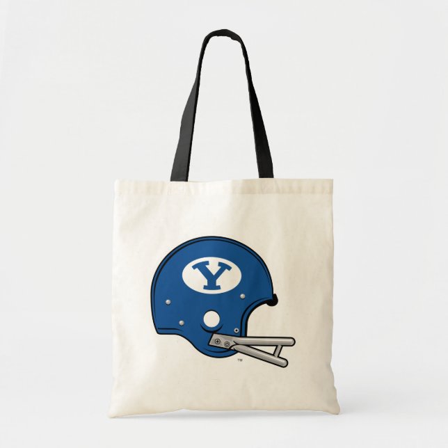 BYU Football Helmet Tote Bag (Front)