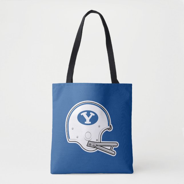 BYU | Football Helmet Tote Bag (Front)