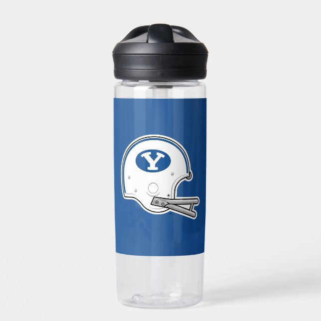 BYU | Football Helmet Water Bottle (Front)