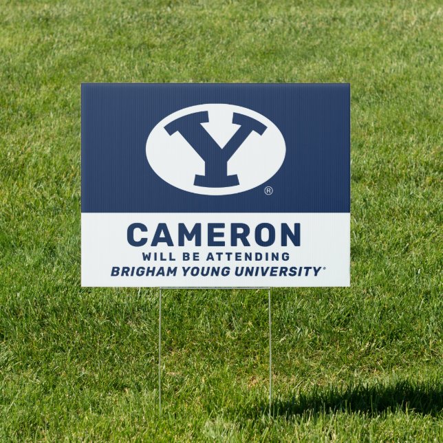 BYU Future Graduate Sign (Insitu)