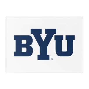 BYU Logo Acrylic Print