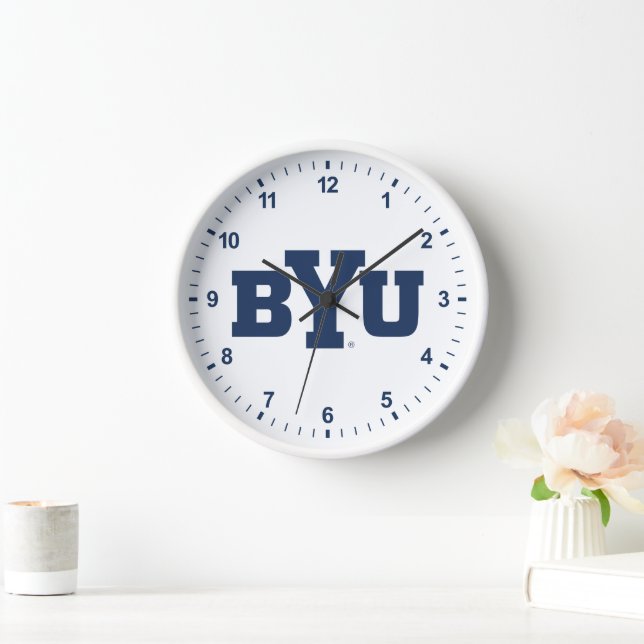 BYU Logo Clock (Home)
