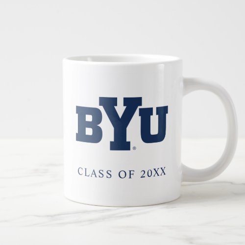 BYU Logo Giant Coffee Mug