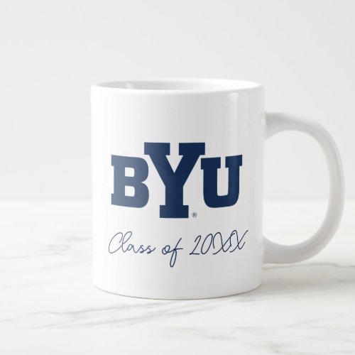 BYU Logo Giant Coffee Mug