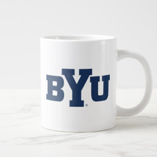 BYU Logo Giant Coffee Mug