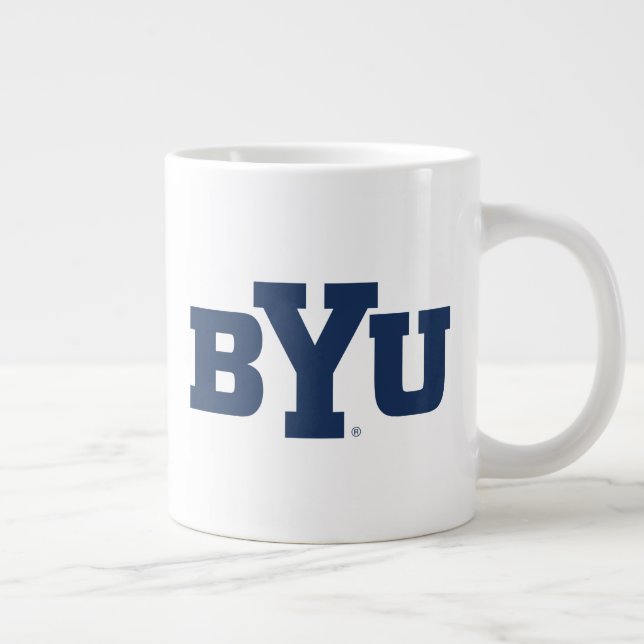 BYU Logo Giant Coffee Mug (Right)