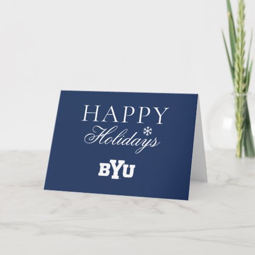 BYU Logo Holiday Card