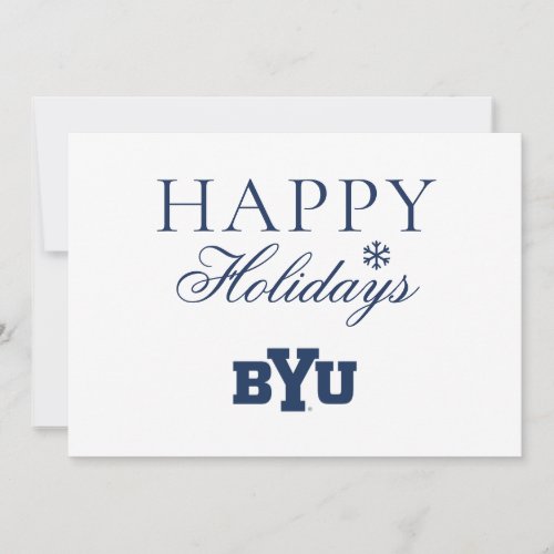 BYU Logo Holiday Card