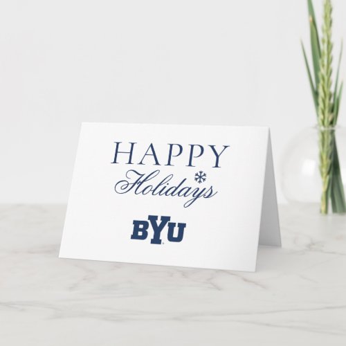 BYU Logo Holiday Card