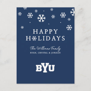 BYU Logo Holiday Postcard
