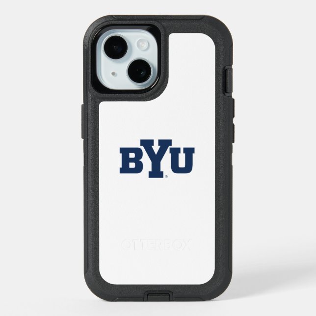 BYU Logo iPhone 15 Case (Back)