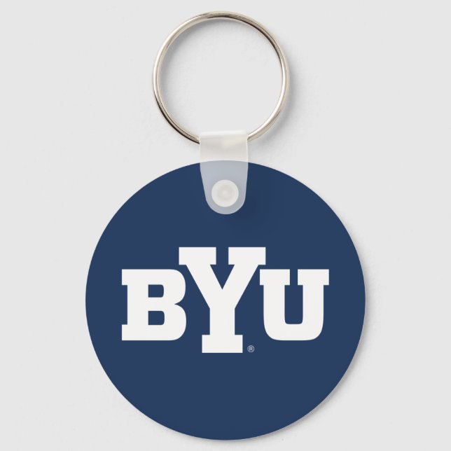 BYU Logo Keychain (Front)