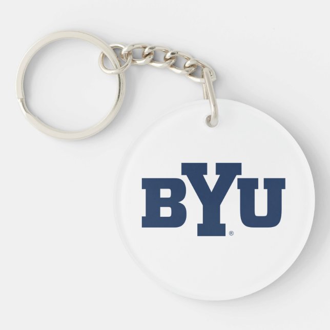 BYU Logo Keychain (Front)