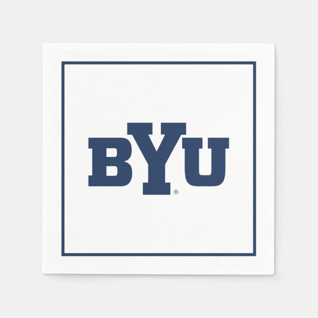 BYU Logo Napkins (Front)
