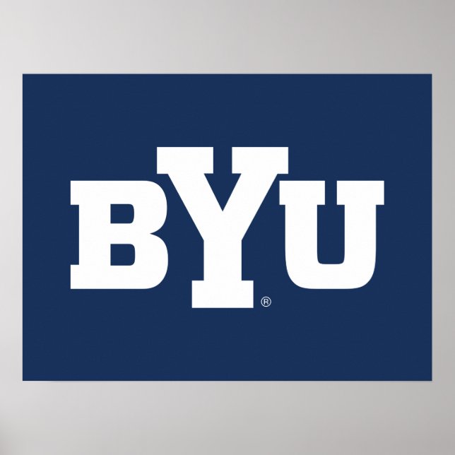 BYU Logo Poster (Front)