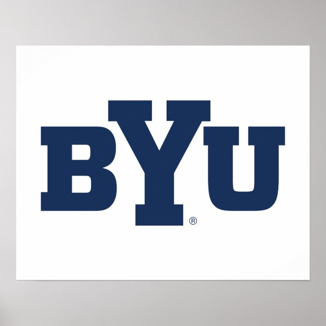 BYU Logo Poster (Front)