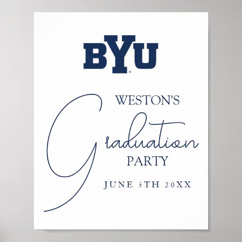 BYU Logo Poster