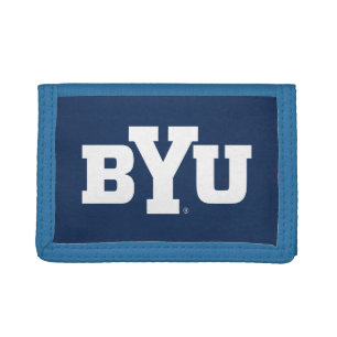 BYU Logo Trifold Wallet