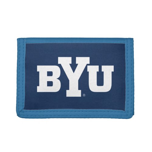 BYU Logo Trifold Wallet