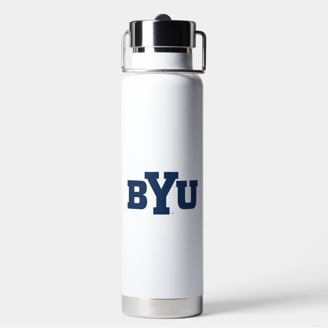 BYU Logo Water Bottle (Back)