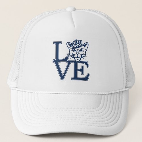 BYU Love Trucker Hat