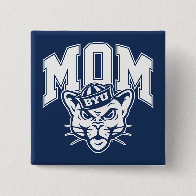 BYU Mom Button (Front)
