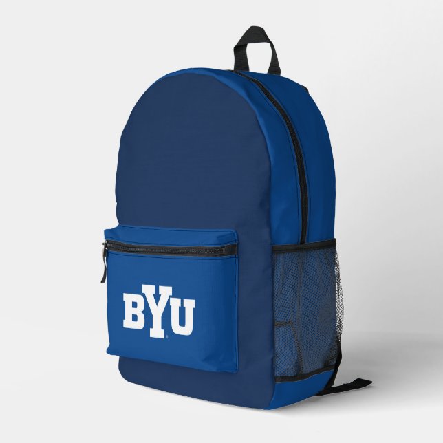 BYU PRINTED BACKPACK (Back Corner Right)