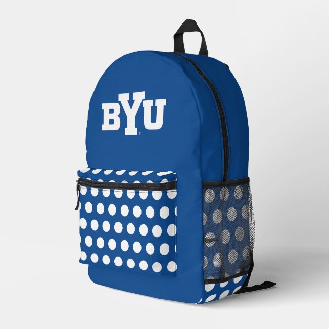 BYU PRINTED BACKPACK (Back Corner Right)