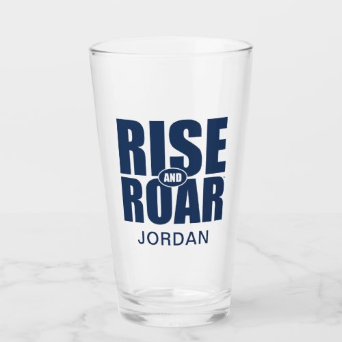 BYU Rise and Roar Glass