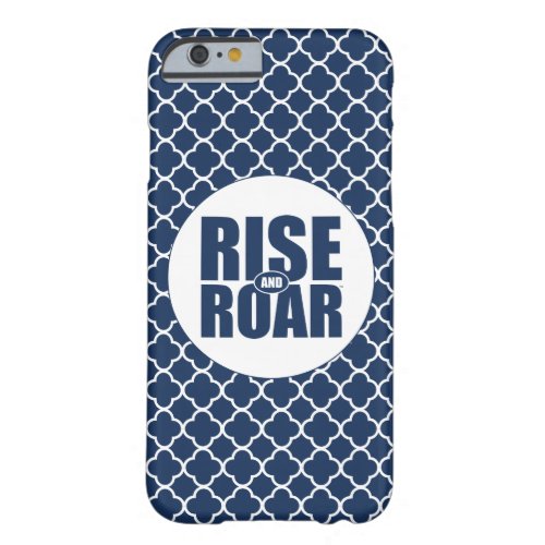 BYU Rise and Roar  Quatrefoil Pattern Barely There iPhone 6 Case