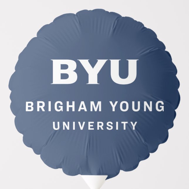 BYU Text Logo Balloon (Front)