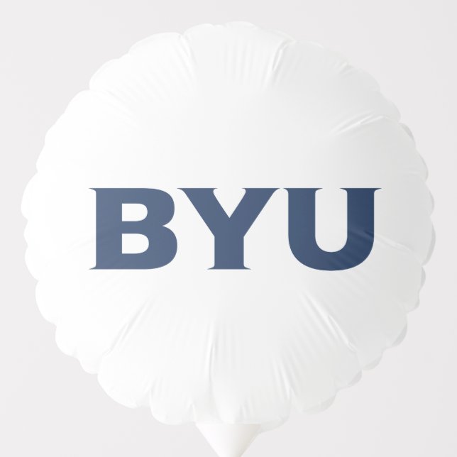 BYU Text Logo Balloon (Front)