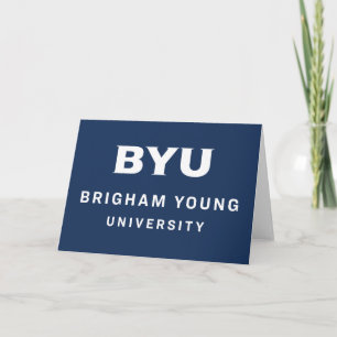 BYU Text Logo Card