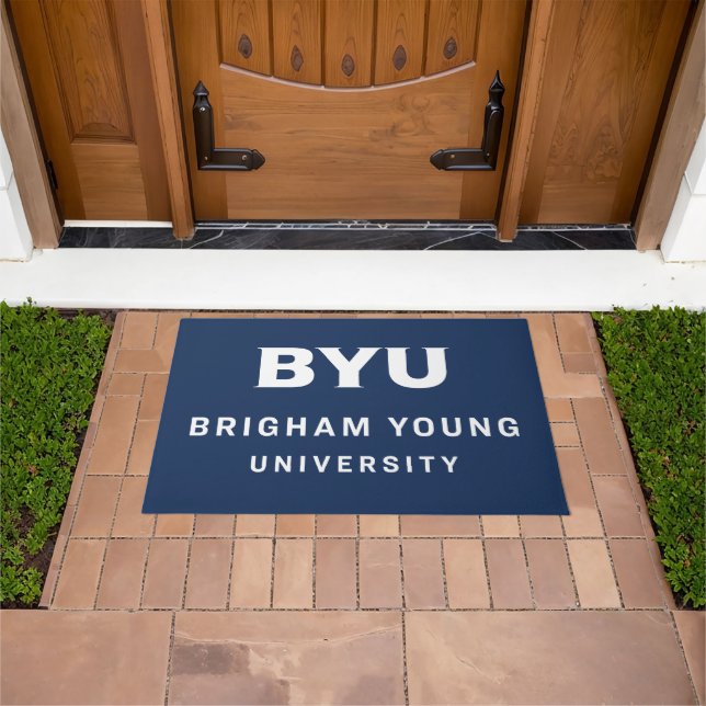BYU Text Logo Doormat (Outdoor)