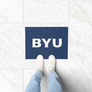 BYU Text Logo Doormat