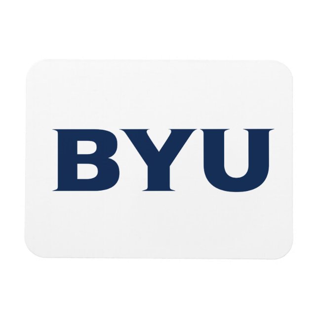 BYU Text Logo Magnet (Horizontal)