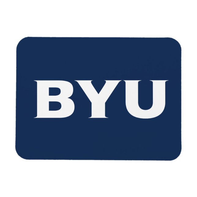 BYU Text Logo Magnet (Horizontal)