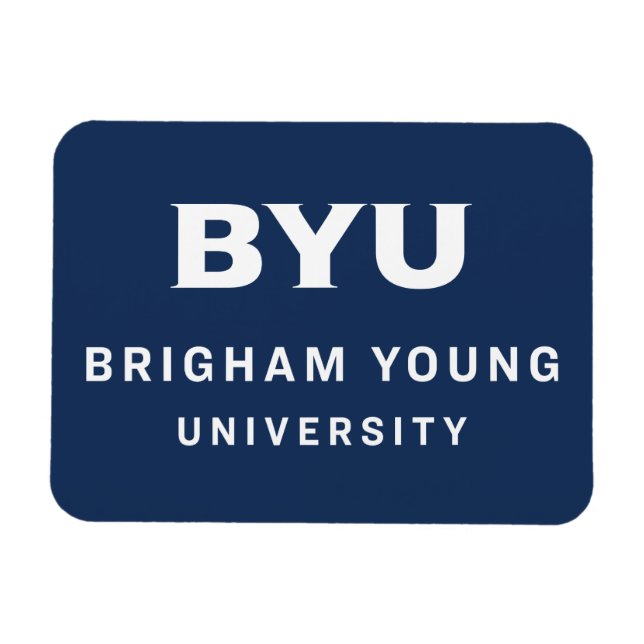 BYU Text Logo Magnet (Horizontal)