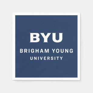 BYU Text Logo Napkins