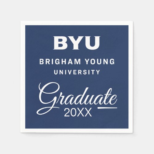 BYU Text Logo Napkins