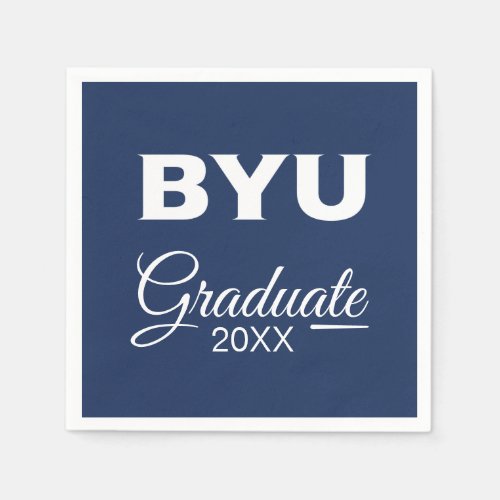 BYU Text Logo Napkins