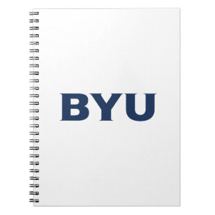 BYU Text Logo Notebook