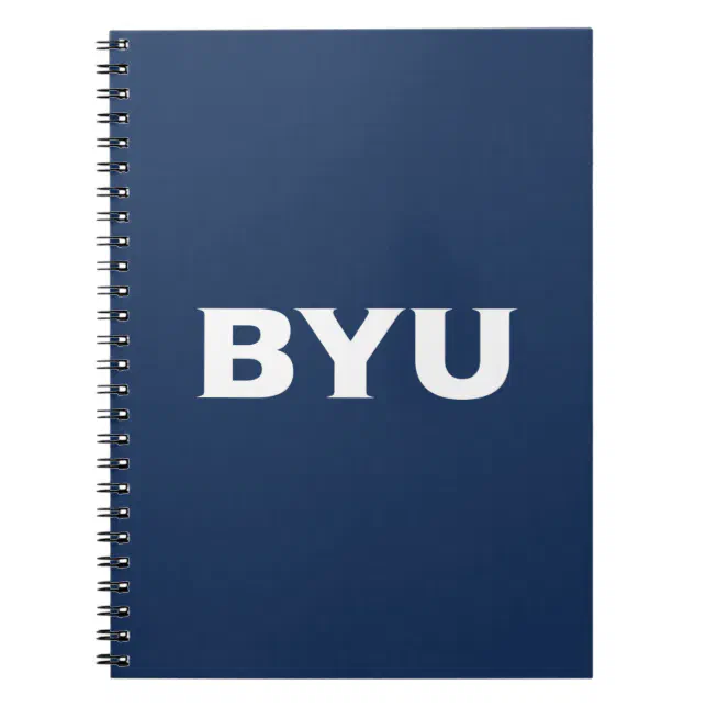 BYU Text Logo Notebook | Zazzle