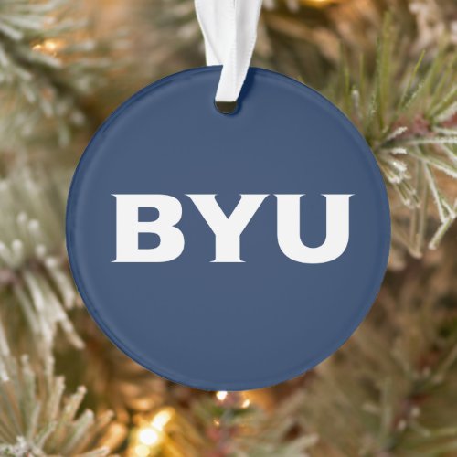 BYU Text Logo Ornament