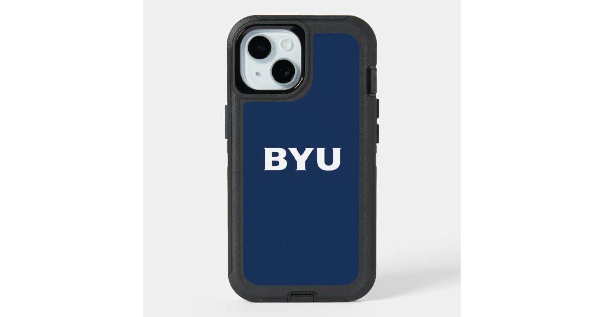 BYU Text Logo Otterbox iPhone Case Zazzle