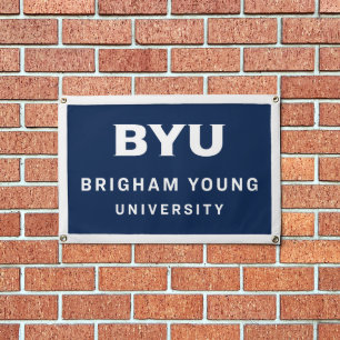 BYU Text Logo Pennant