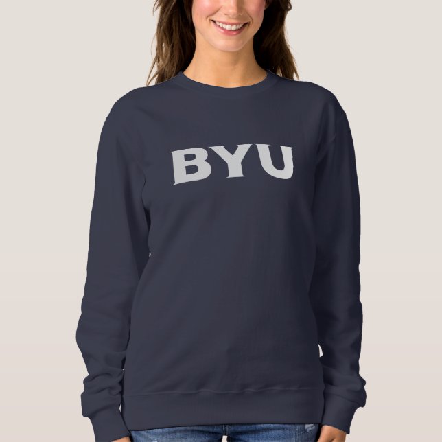 BYU Text Logo Sweatshirt (Front)